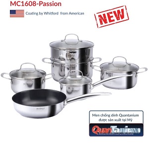 Bộ nồi inox EUROSUN MC1608 PASSION