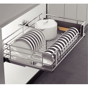 Kệ bát đĩa đa năng CANZY Inox 304 nan Oval CZO-6001