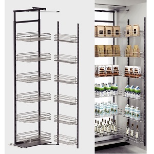 Hệ tủ đồ khô 6 tầng CANZY Inox 304 nan Oval CZO-6007