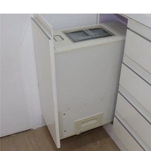 Thùng gạo âm tủ gắn cánh CANZY CZA-1001-27KG